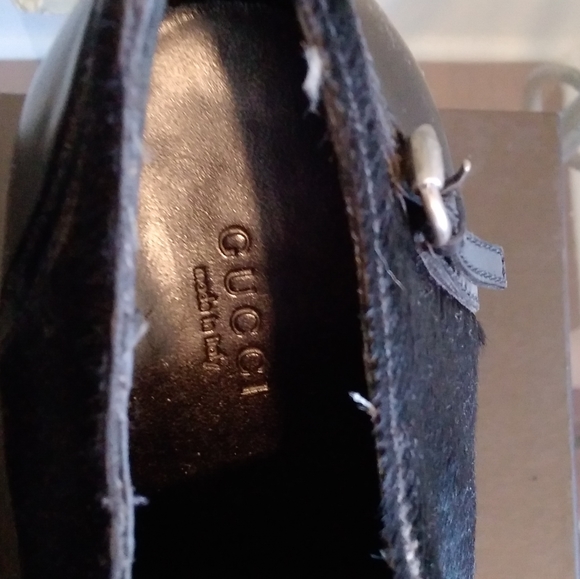 Gucci Leather Bootie Leather with Mohair - Picture 8 of 15